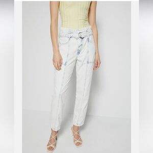 Jonathan  Simkhai acid wash Jeans with High-Waisted Fit, size 25